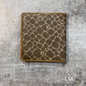 Vintage Nina Ricci Brown Animal Print Wallet!